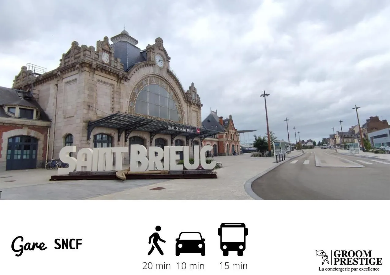 아파트 La Fabrique Bretonne - Faites Une Pause Chez Nous! 쎙브히육